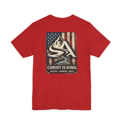Christ Is King American Flag