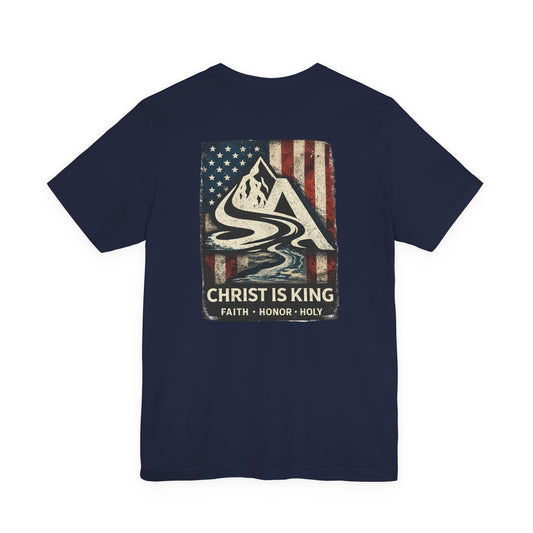 Christ Is King American Flag