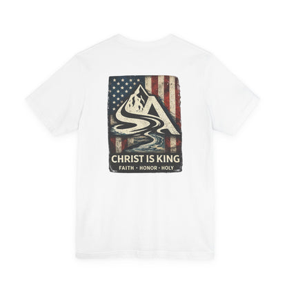 Christ Is King American Flag