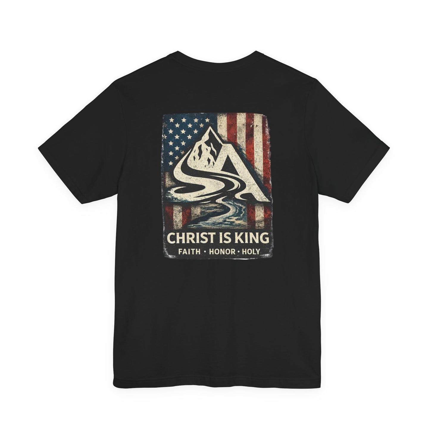 Christ Is King American Flag