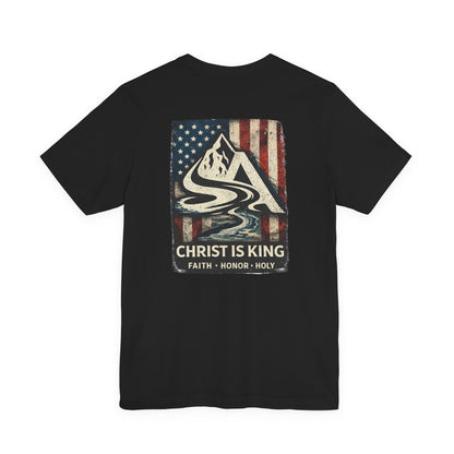Christ Is King American Flag